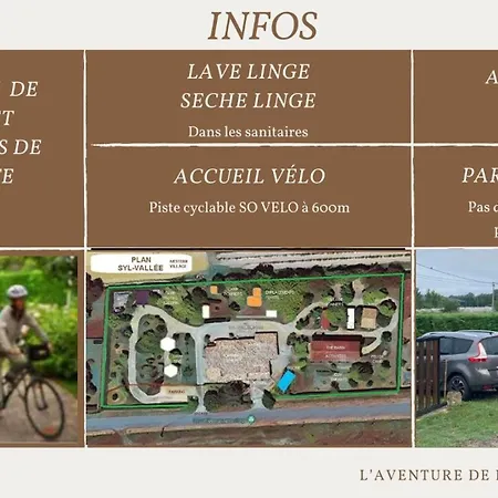 Campingplatz Syl-vallee Western Village Bouglon