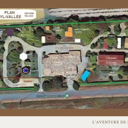 Campingplatz Syl-vallee Western Village Bouglon