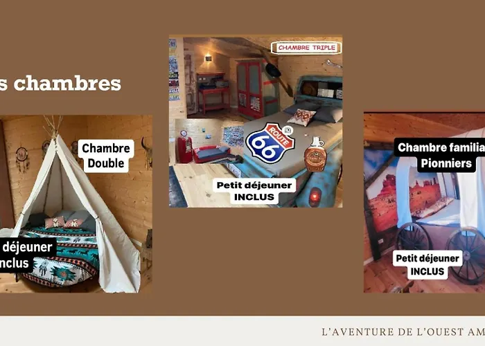 Syl-vallee Western Village Campingplatz Bouglon