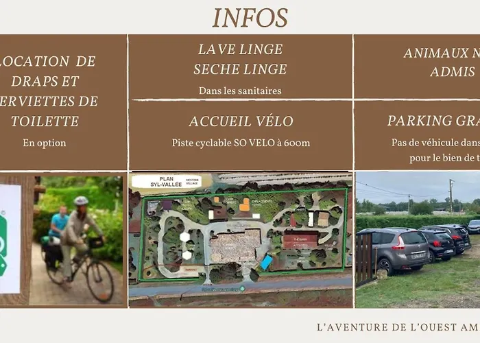 Campingplatz Syl-vallee Western Village Bouglon