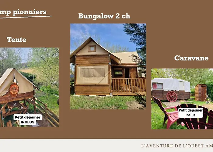 Campingplatz Syl-vallee Western Village Bouglon