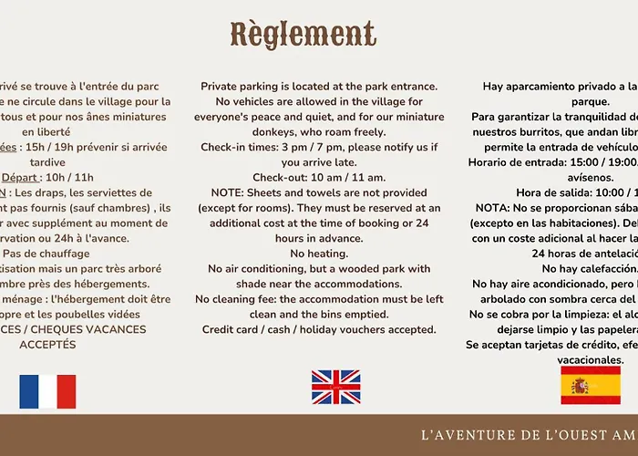 Campingplatz Syl-vallee Western Village *